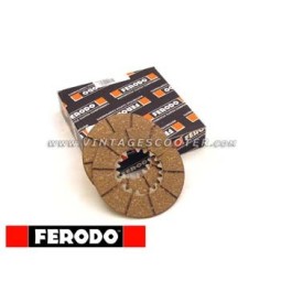 Disques embrayage garni x 2  Vespa /Acma 125 1950-53